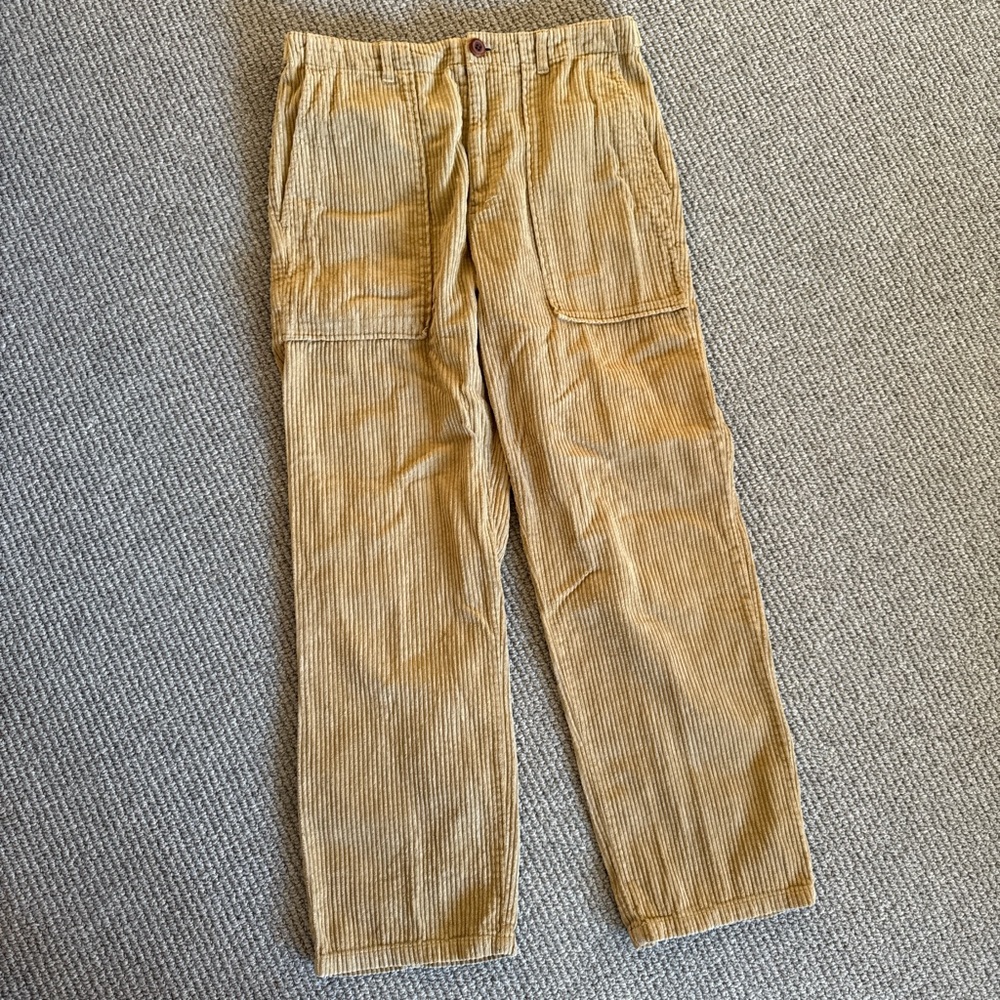 Alex Mill mustard color Corduroy Pants size 8